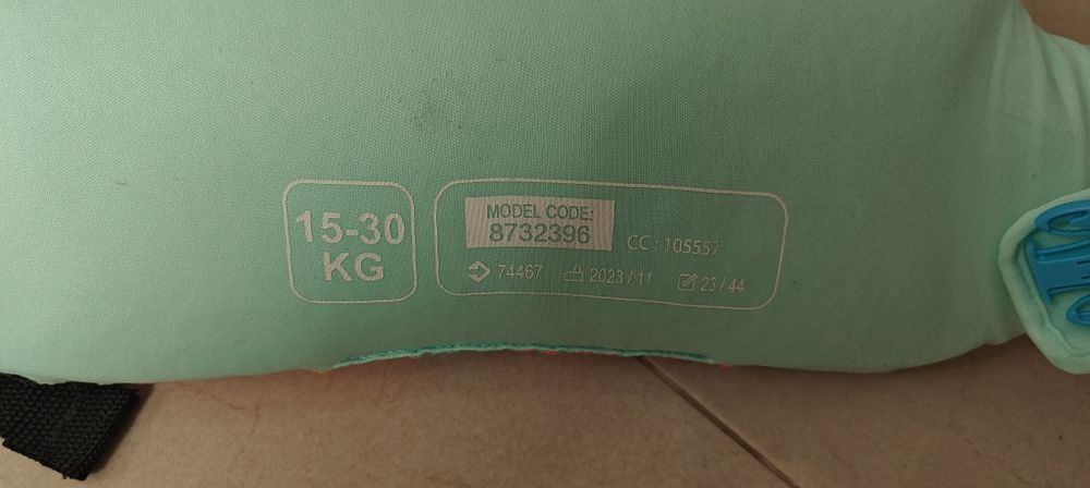 Colete salva vidas criança Decathlon