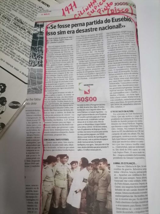 LP Movimento Nacional Feminino Natal 71 c/ EUSÉBIO, AMÁLIA, AGOSTINHO