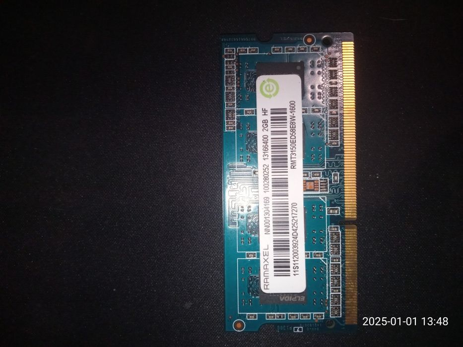 Pamięć ram 2 GB do laptopa