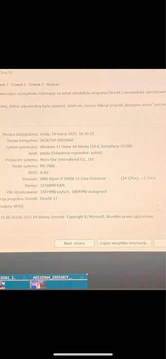 Komputer Rtx Nvidia 3090 24gb, 32gb ram, Ryzen 5900x