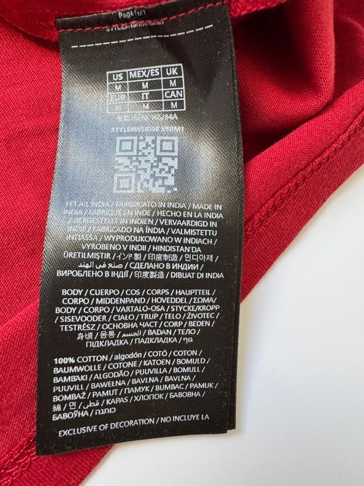 Nowa koszulka T-shirt damski GUESS czerwona M