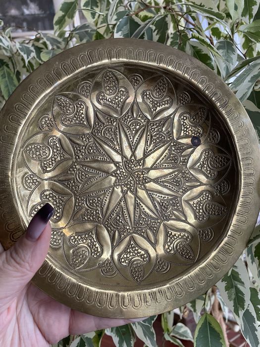 Латунь тарілка вінтаж