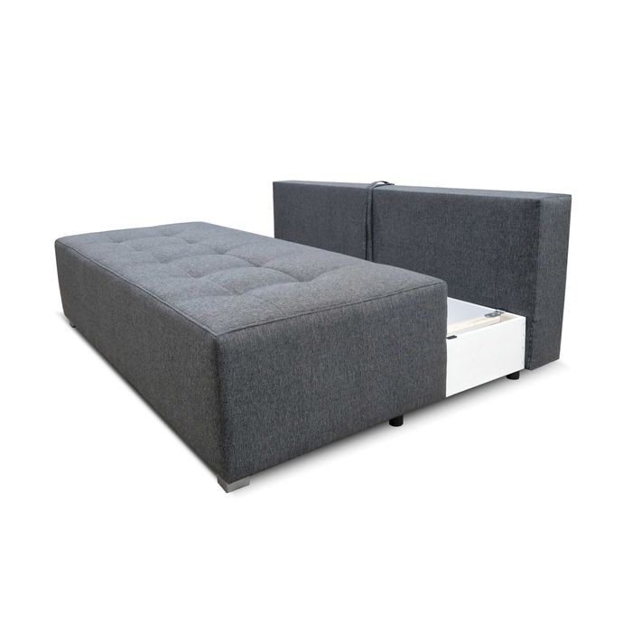 Mała sofa rozkładana DARMOWA DOSTAWA Szara Młodzieżowa Kanapa Wersalka