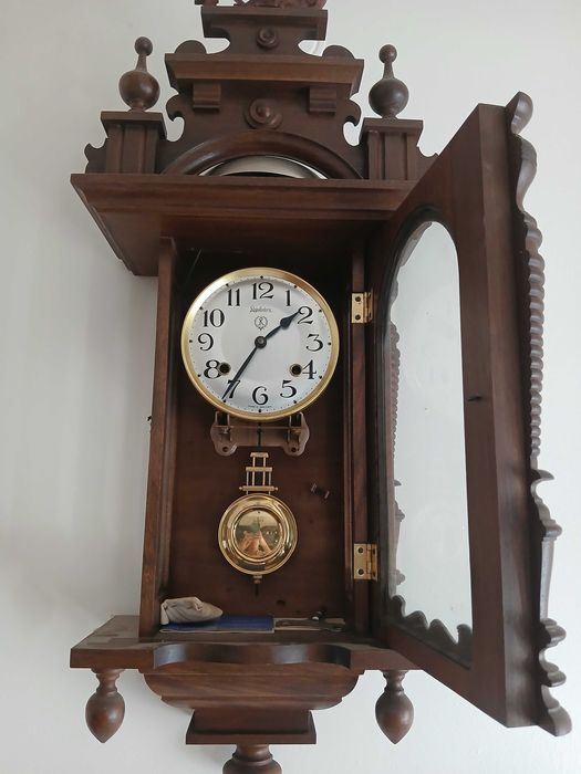 Relogio de parede - Reguladora Cavalinho - Madeira - Impecável