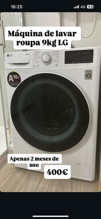 Máquina de lavar roupa LG 9kg