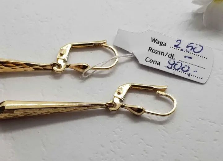 Okazja Kolczyki Złote