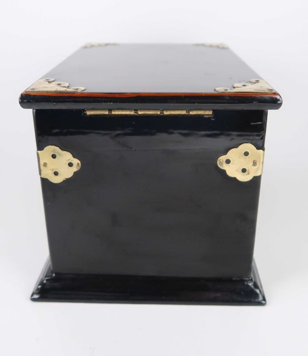 Caixa guarda joias toucador - madeira lacada