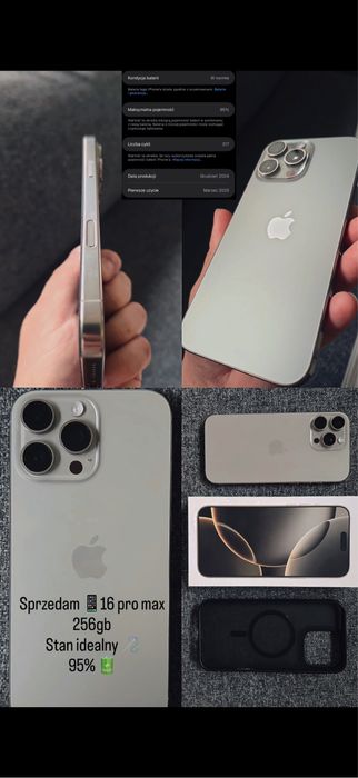 iPhone 16 pro max 256gb