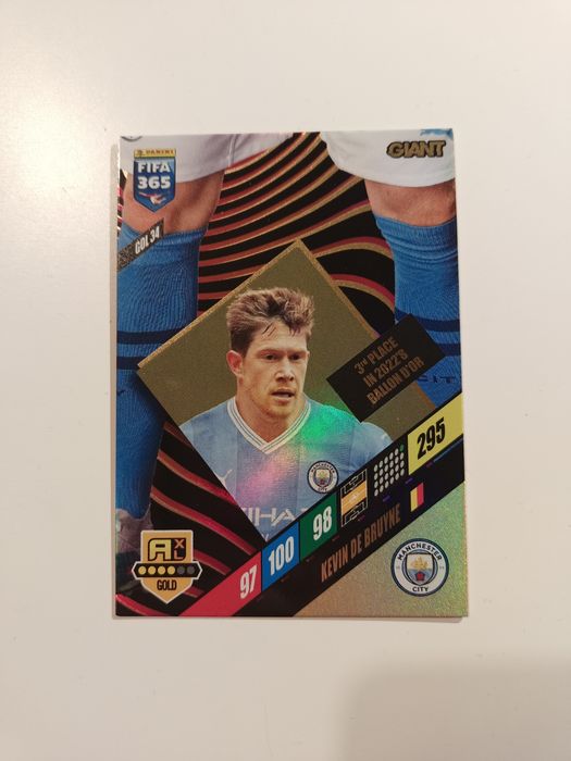 Karty Fifa - komplet Kevin de Bruyne - giant 3szt.