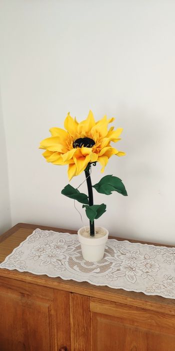 Соняшник нічник, світильник, декор