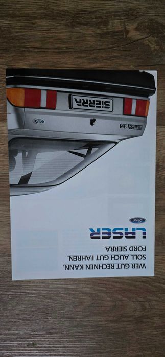 Prospekt Ford Sierra Laser