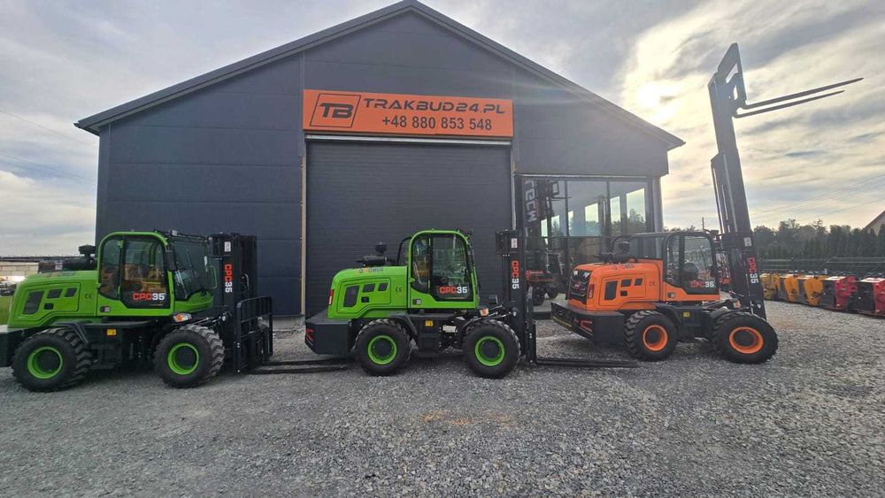 Wózek widłowy terenowy 3.5T JQ Power CPC35  (Wacker JCB Schaffer Weidemann Blanche) Nowa