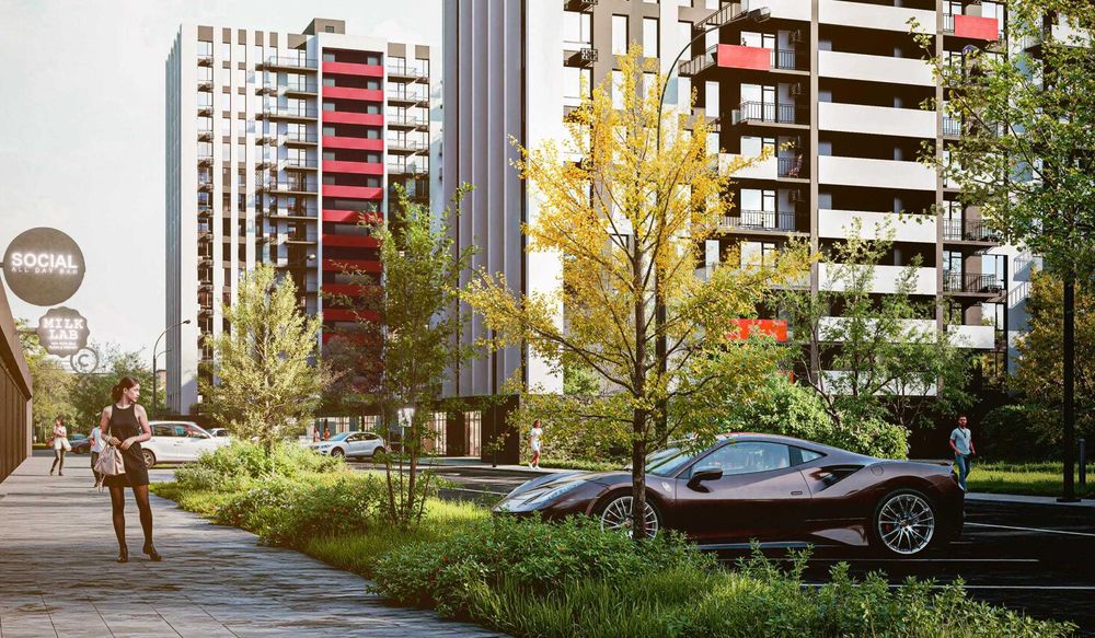 Двокімнатна квартира з балконом в ЖК Family Plaza 2 Розтермінування до 30міс!