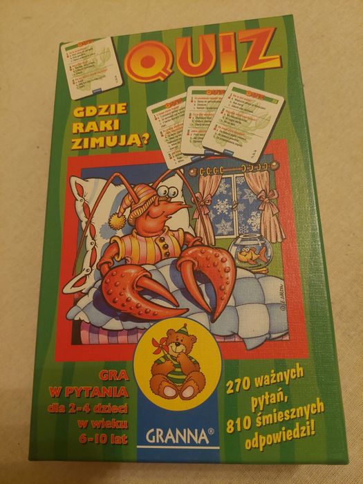 Quiz Gdzie raki zimują?