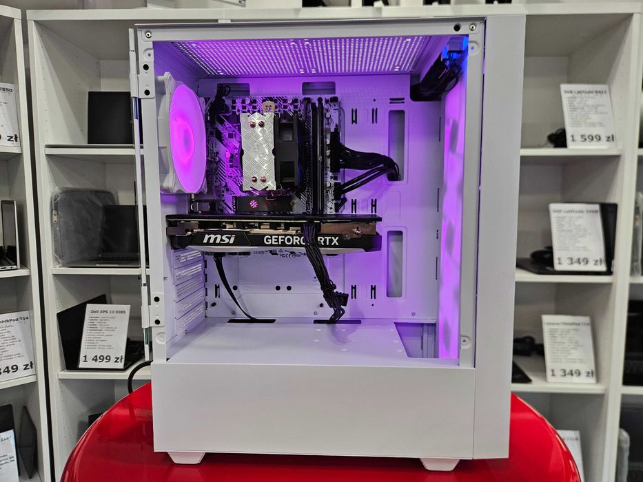 Nowy Komputer Gamingowy Intel i5-10400f 16GB 1TB RTX 5060 Faktura GWAR