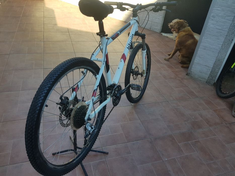 Bicicleta roda 26 rockrider travão de disco revisão feita