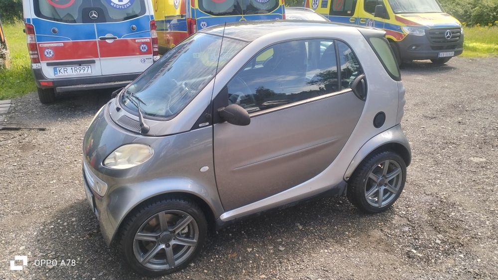 Sprzedam Smart 0.8td , z małym spzebegem 103000km. Klimatyzacja  dwa komplety kół!  Tel . 731604281