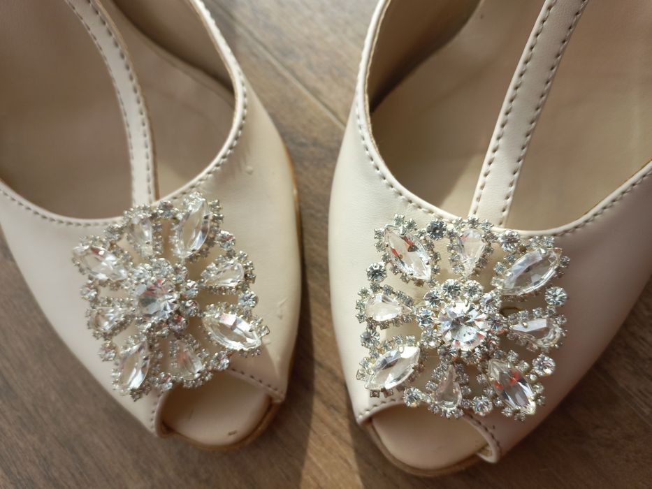 Buty ślubne WITT z cyrkonią