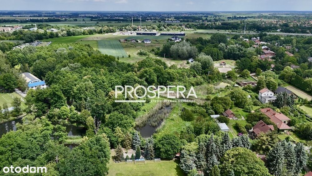 Działka budowlana/ stawy/tereny rekreacji/ Łany