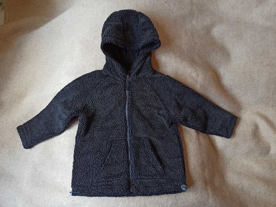 Gruba bluza-kurtka polarowa Marks & Spencer, r. 122