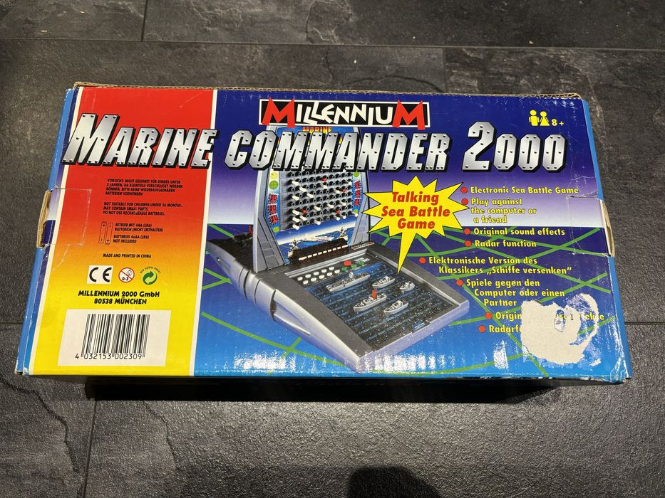 Elektroniczna gra w statki Nowa  oryginał Vintage