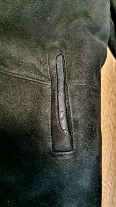 Мужская Классическая Замшевая Дубленка АVI РАЗМЕР L