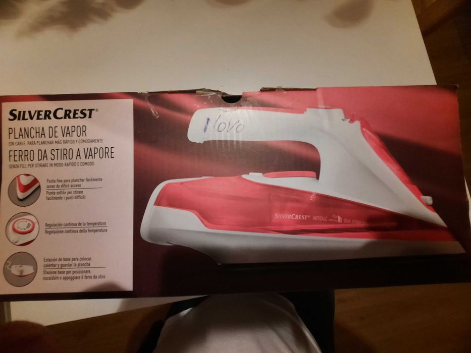 Ferro de engomar sem fios Silvercrest novo