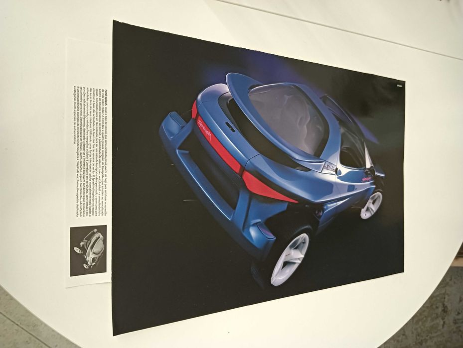 FORD Visions 94 – 12 Posters Originais de Concept Cars Futuristas
