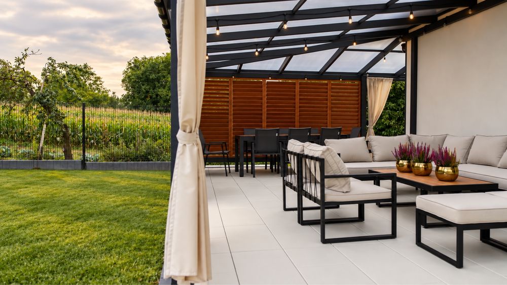 ZADASZENIE TARASU wiata pergola POLIWEGLAN taras altana pergola