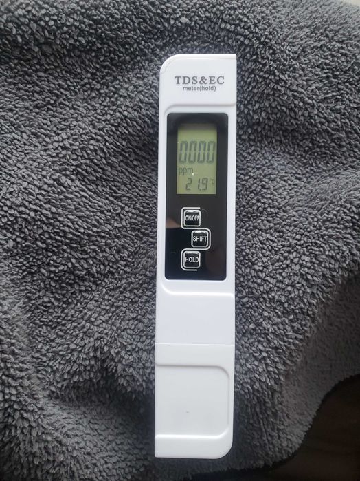 TDS-ppm, EC метр (солемір) з термометром. Тестер якості води