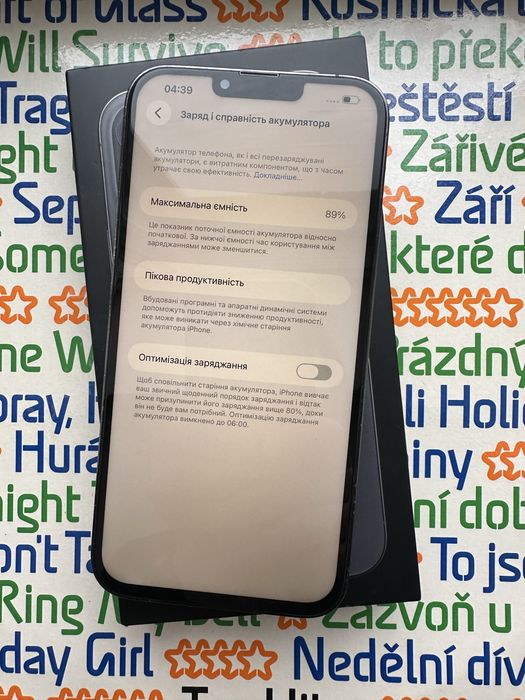 Iphone 13 pro max 128gb graphite 89%батарея
