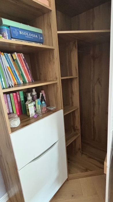 Szafa narożna plus regał BRW-Nuis