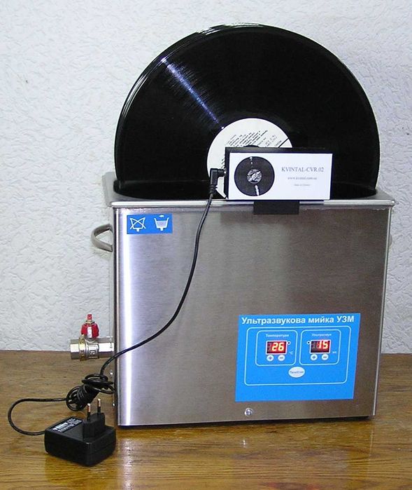 Пристрій приставка для миття вінілових платівок зажим приставка  винил