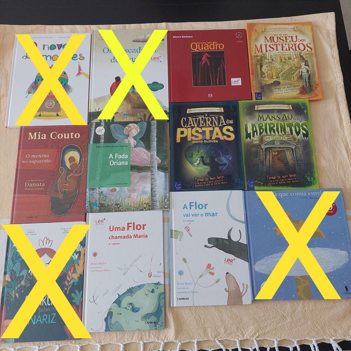Livros infantis como novos