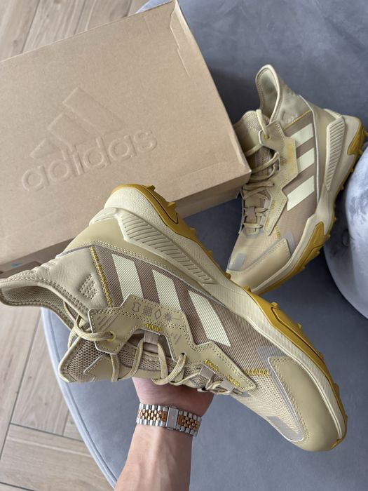 Adidas Terrex Wysokie Oryginalne Buty Trekkingowe Męskie Brązowe 46