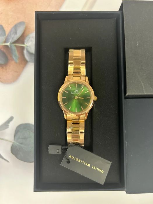 Zegarek Daniel Wellington Iconic Link Emerald 28 mm DW00100421