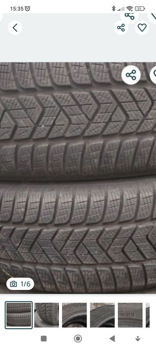 Opony zimowe z 2018r 245/45/18 Pirelli 6N