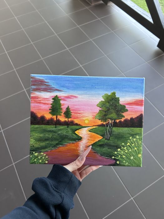Авторська картина акрилом, 20x25см.