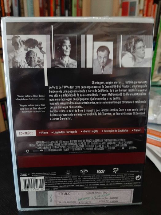 O Barbeiro - Joel and Ethan Cohen - NOVO - Selado - DVD