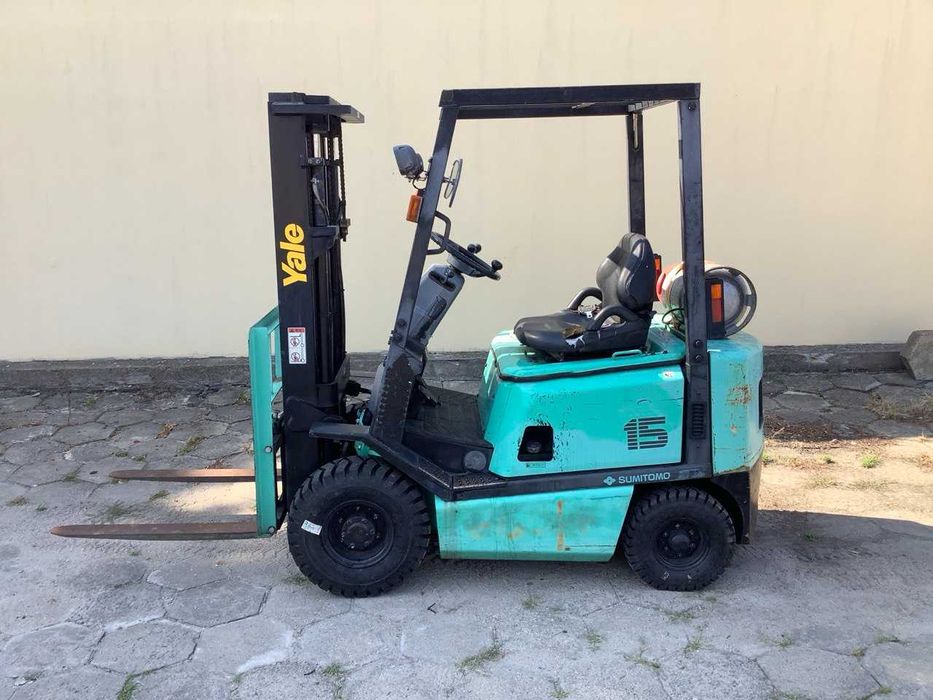 Yale FG15 2005 LPG/Benzyna | 1.5t | 2815 mtg | Nowe opony