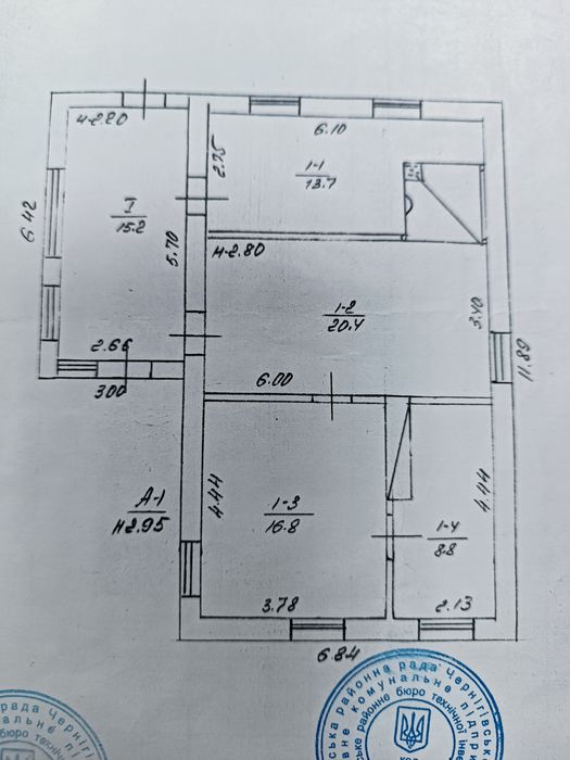 Цегляний будинок в с. Боромики