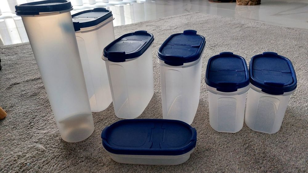 Conjunto de tupperware plastico
