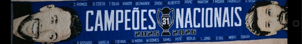 Echarpe,scarf,bufanda FCPorto campeão