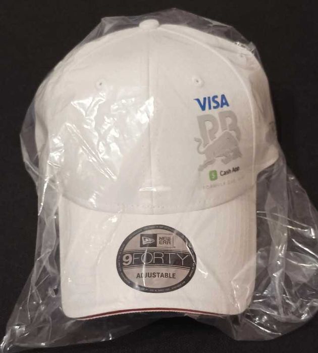 Oryginalna czapka z daszkiem F1 Visa Cash App RB New Era biała