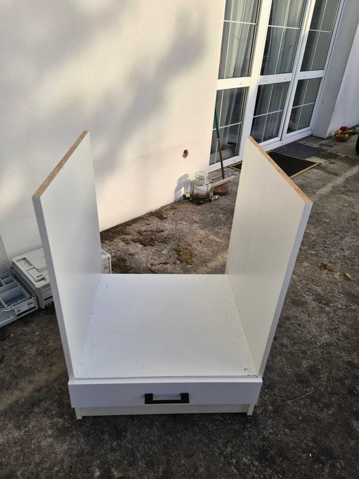 Szafka kuchenna stojąca pod piekarnik 60 Biała