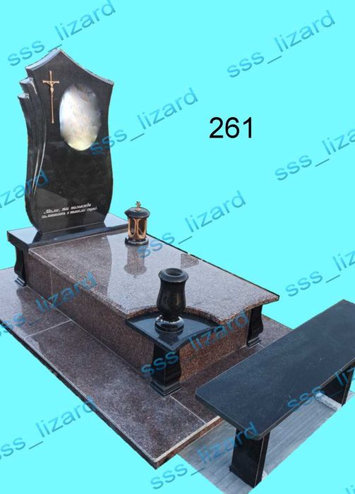 Памя'тники одинарні, виготовлення та встановлення.