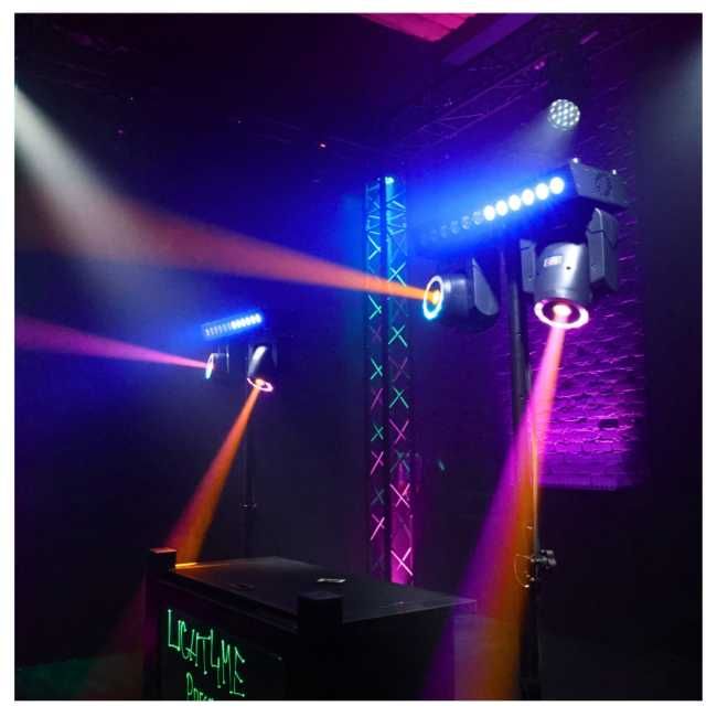 LIGHT4ME CLONE 1 efekt świetlny LED RGBW 2x głowica ruchoma wash