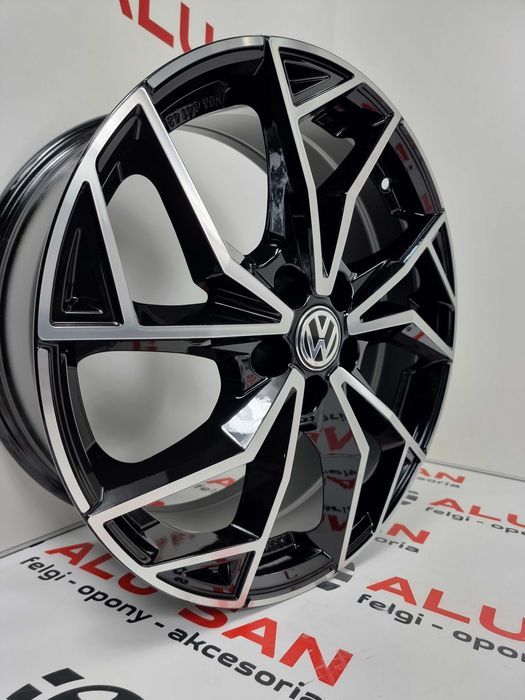 Nowe alufelgi VW 18" 5x112 Passat T-Roc Tiguan Touran - Czarne