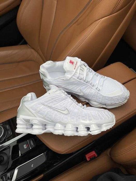 !SALE! Nike Shox TL White 36 37 38 39 40 41 42 43 44 45 46 белые шоксы