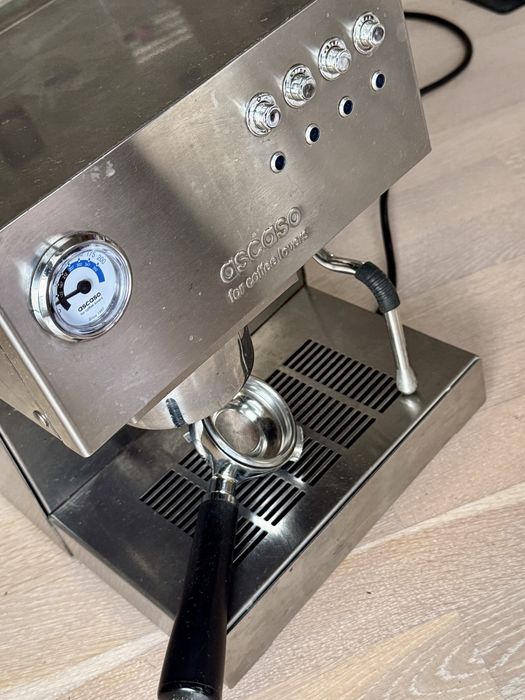 Ekspres do kawy Ascaso Uno 3 i młynek I-1 steel kolbowy uszkodzony